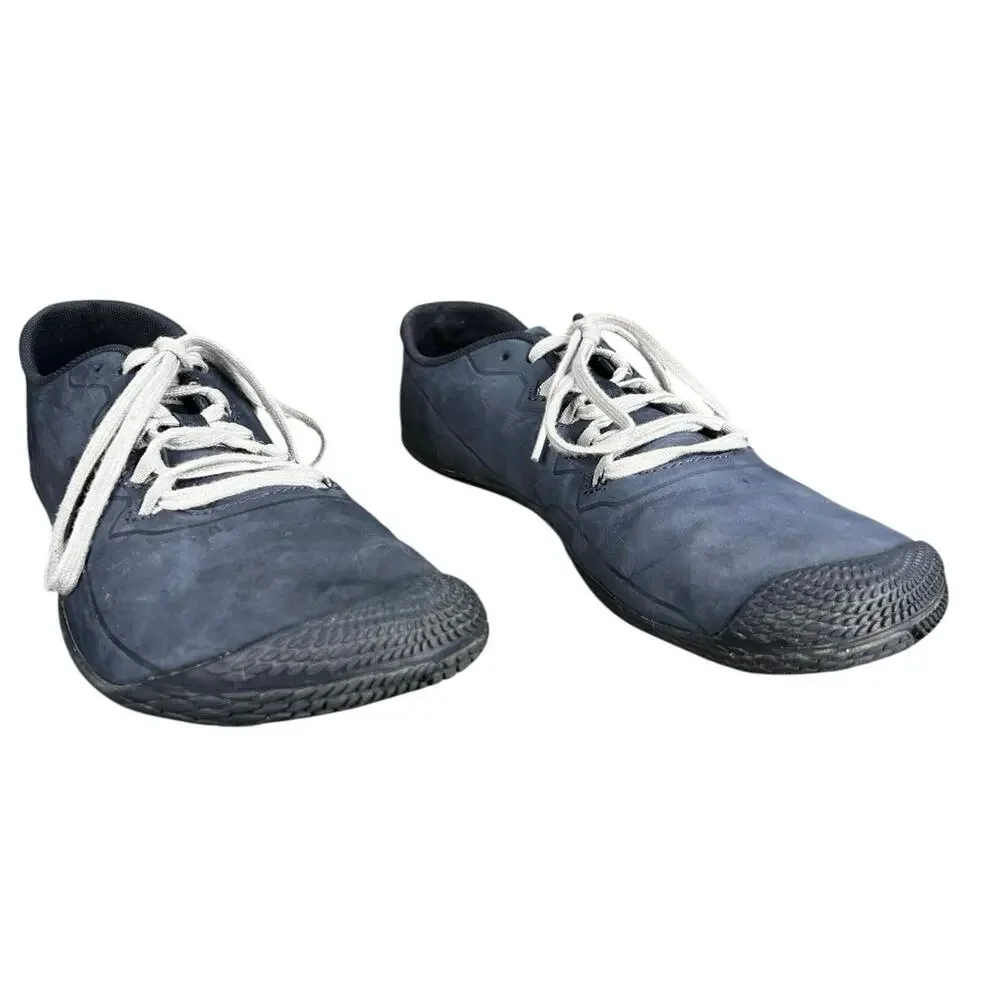 Merrell Men’s Vapor Glove 3 Luna Blue Suede Trail Running Sneakers Size US 9.5